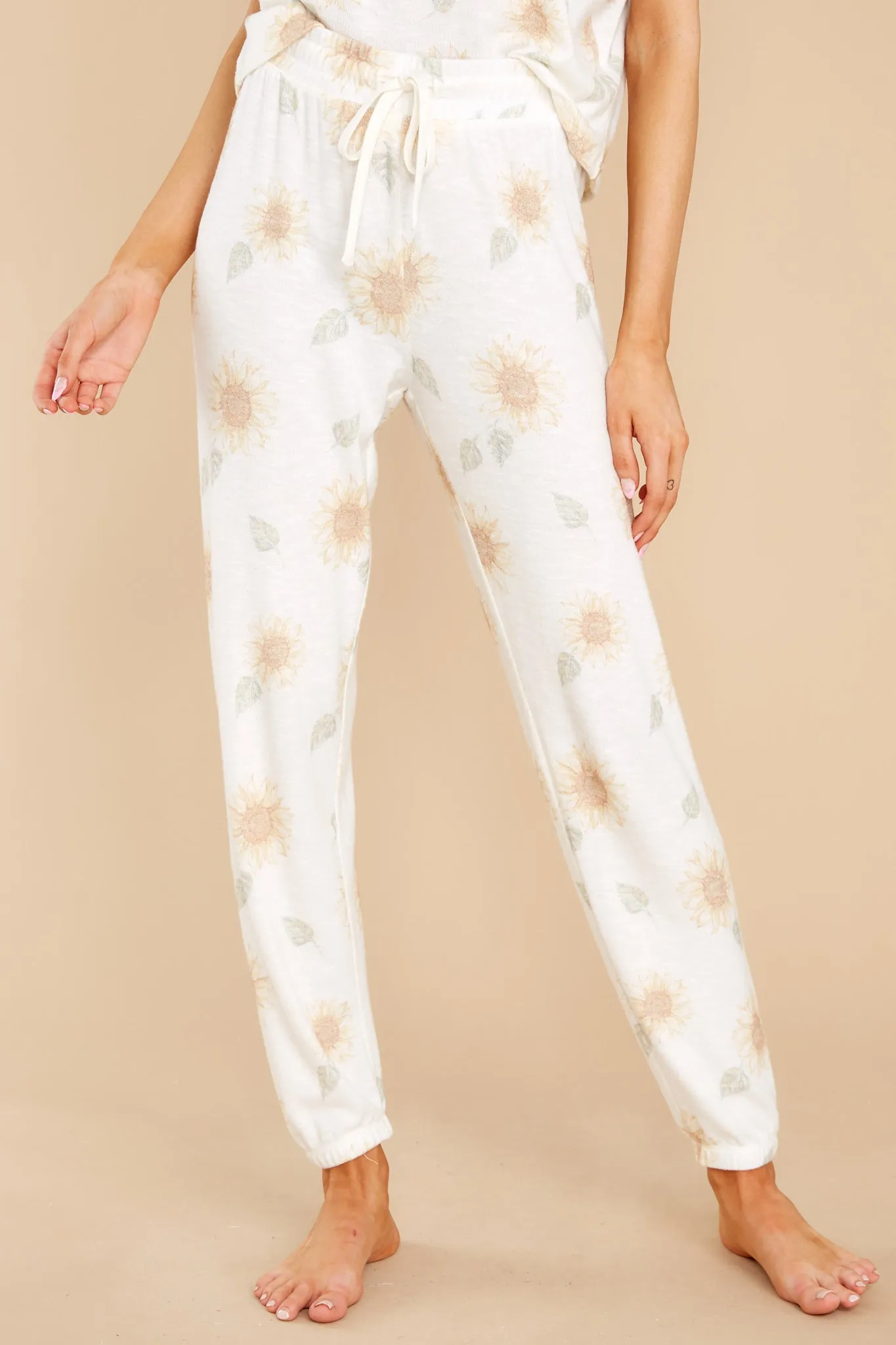 Ava Bone Sunflower Jogger