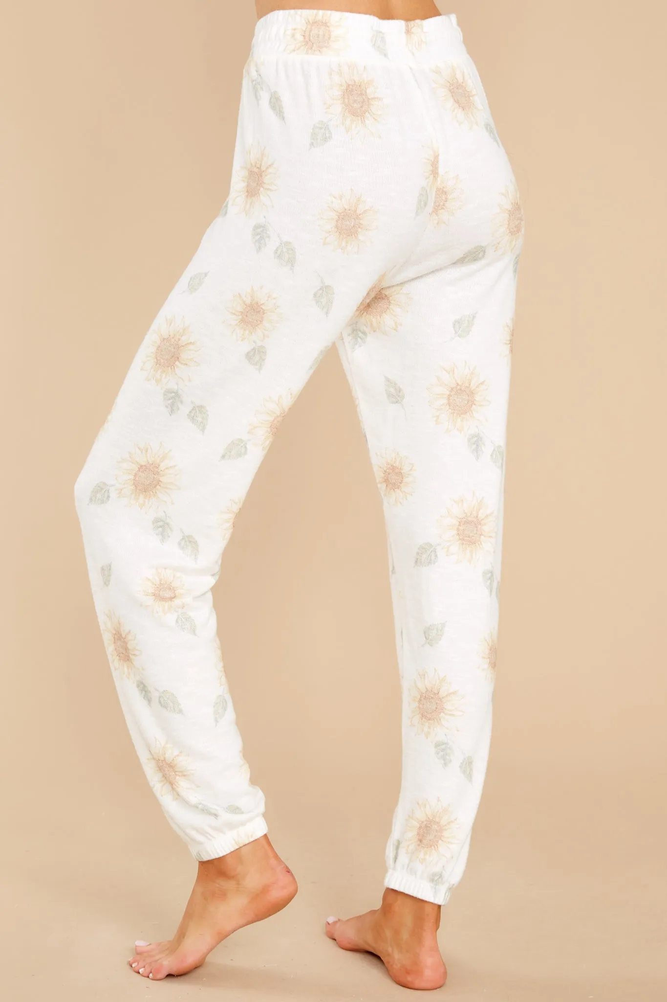 Ava Bone Sunflower Jogger