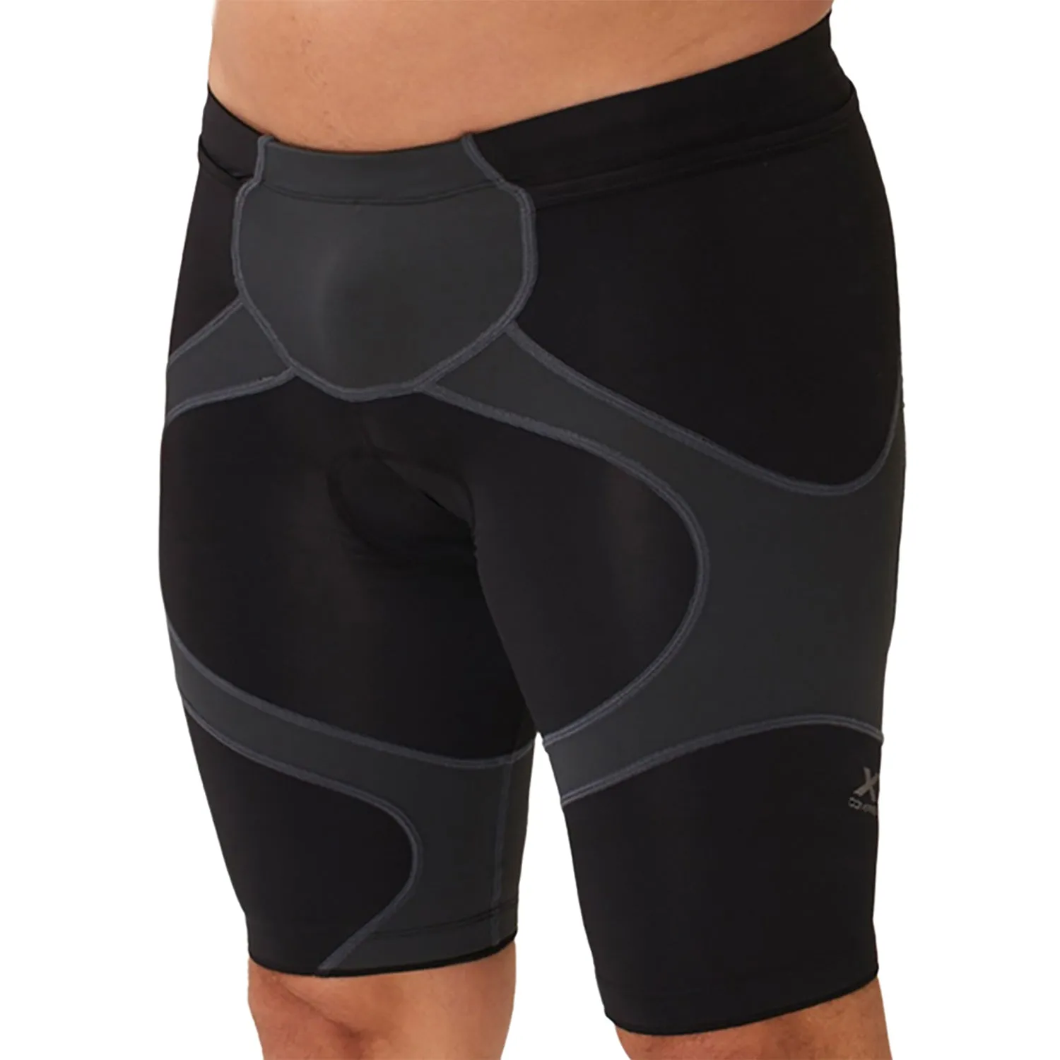 Bermuda Ciclismo X3X COMPRESSION ULTRA l Preto e Estanho