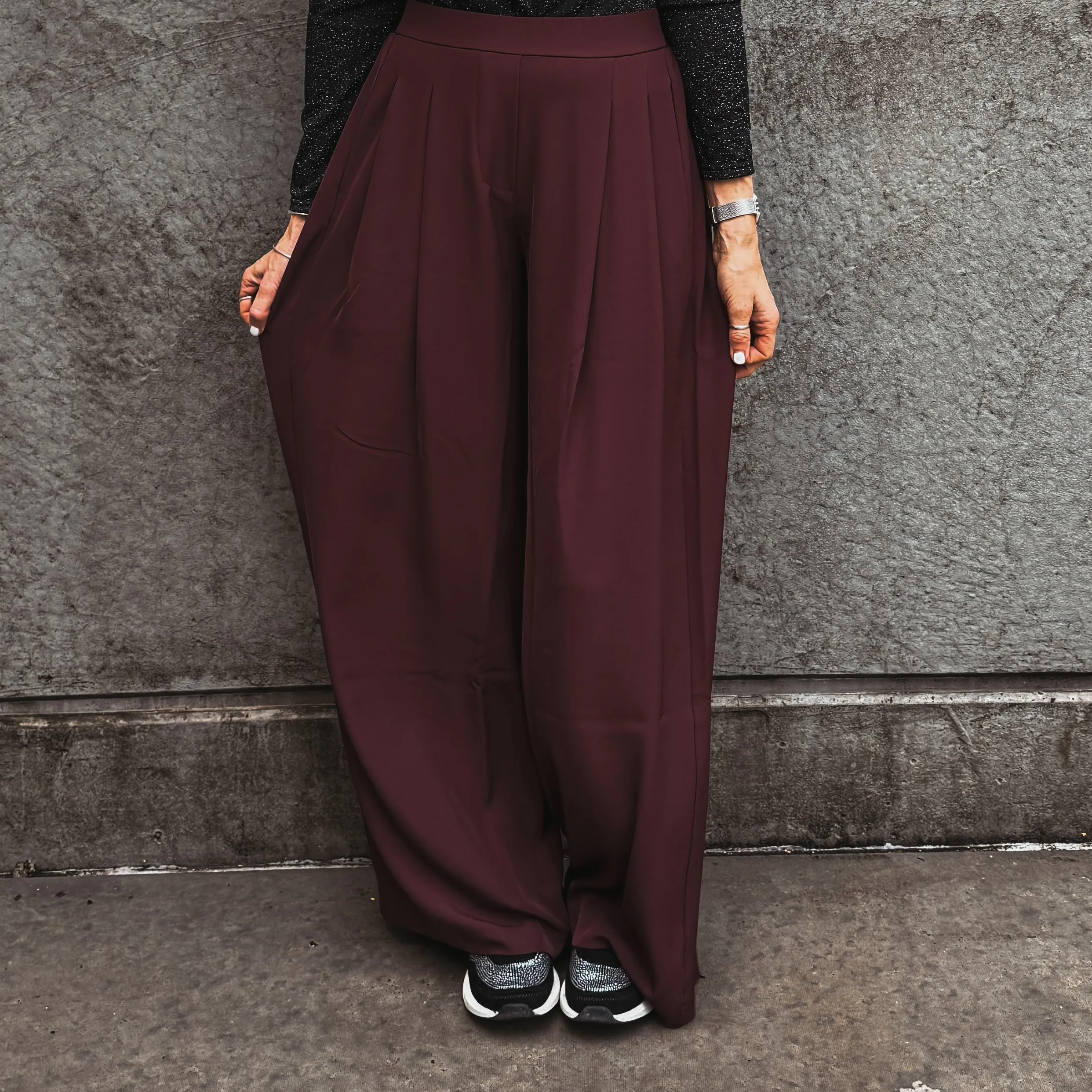 BURGUNDY Amy palazzo pants *NEW*