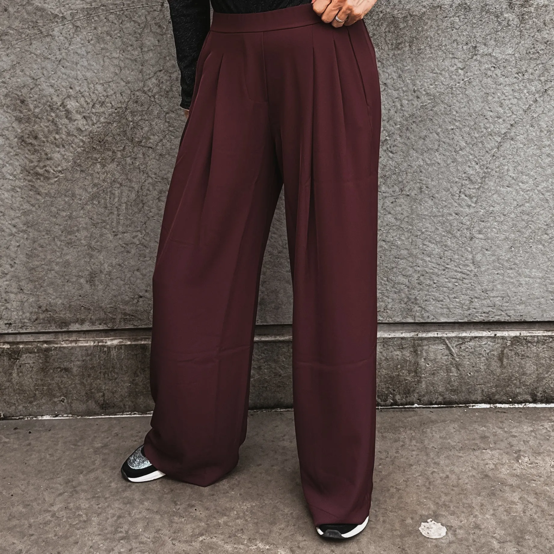 BURGUNDY Amy palazzo pants *NEW*