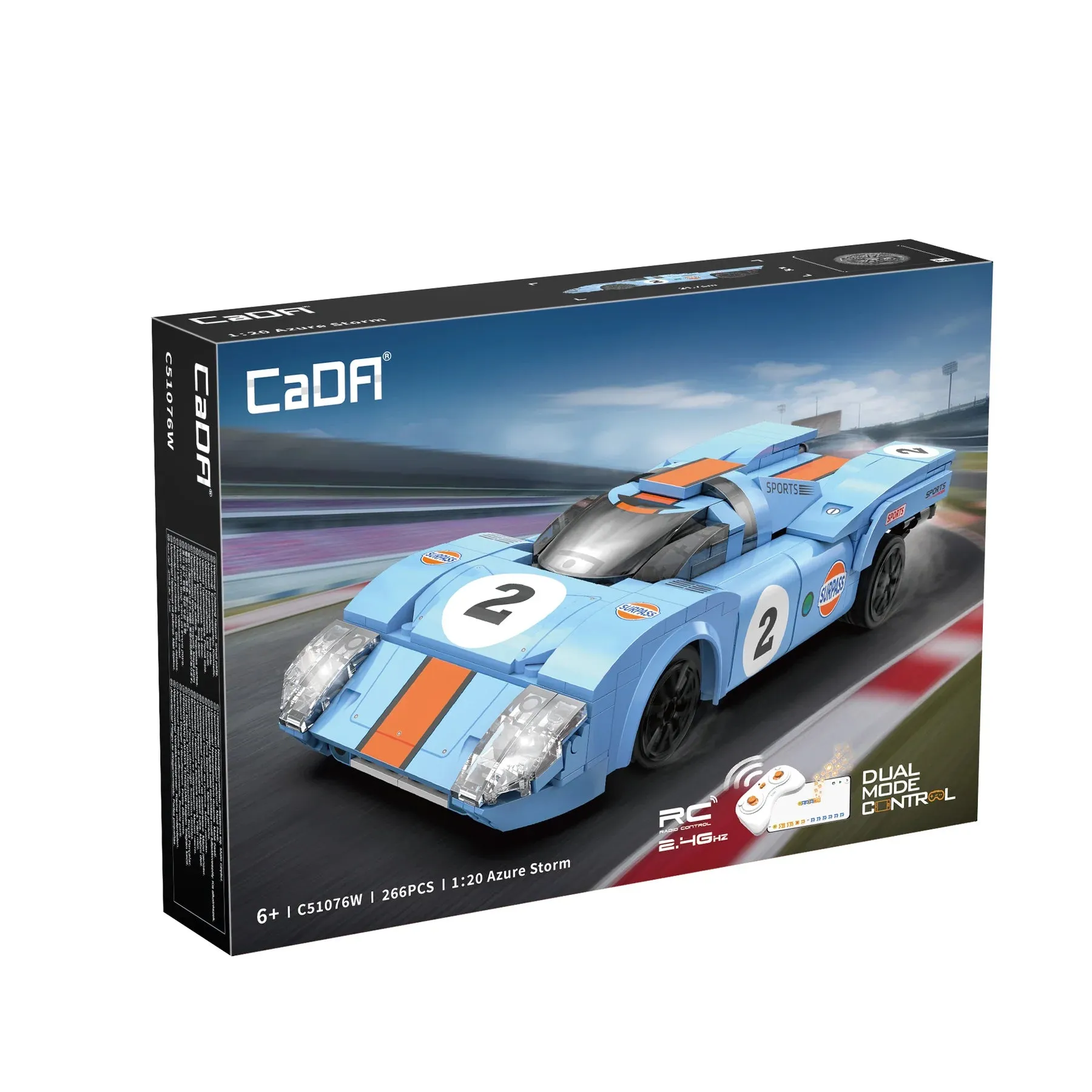 CaDA Chassis: Smart Platform Series Azure Storm Escala 1/20