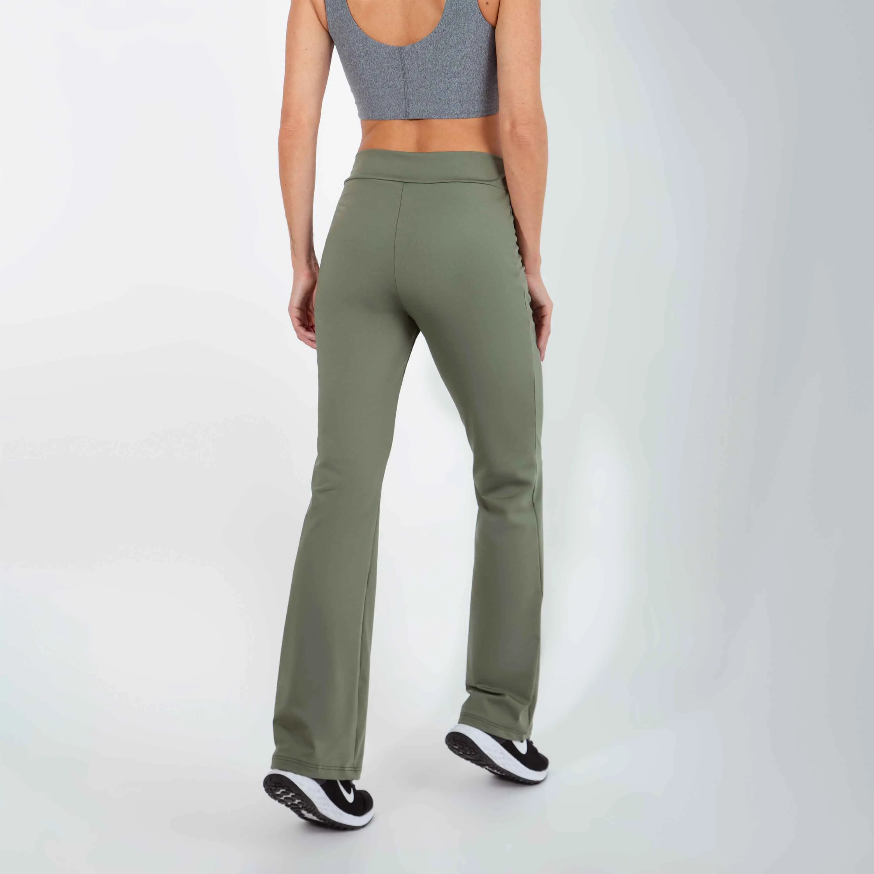 Calça Flare Thermic Tech Performance - Verde Figo