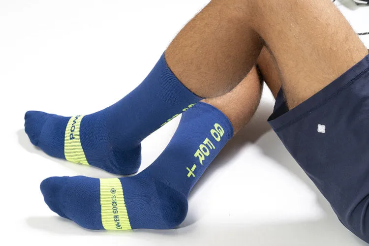 Calcetines de Running Azules Hombre