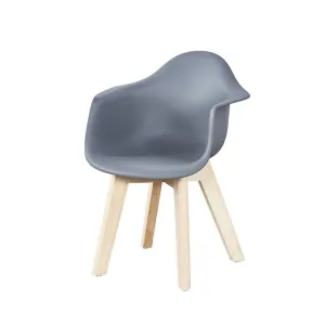 Chaise Enfant Grise (set De 2)