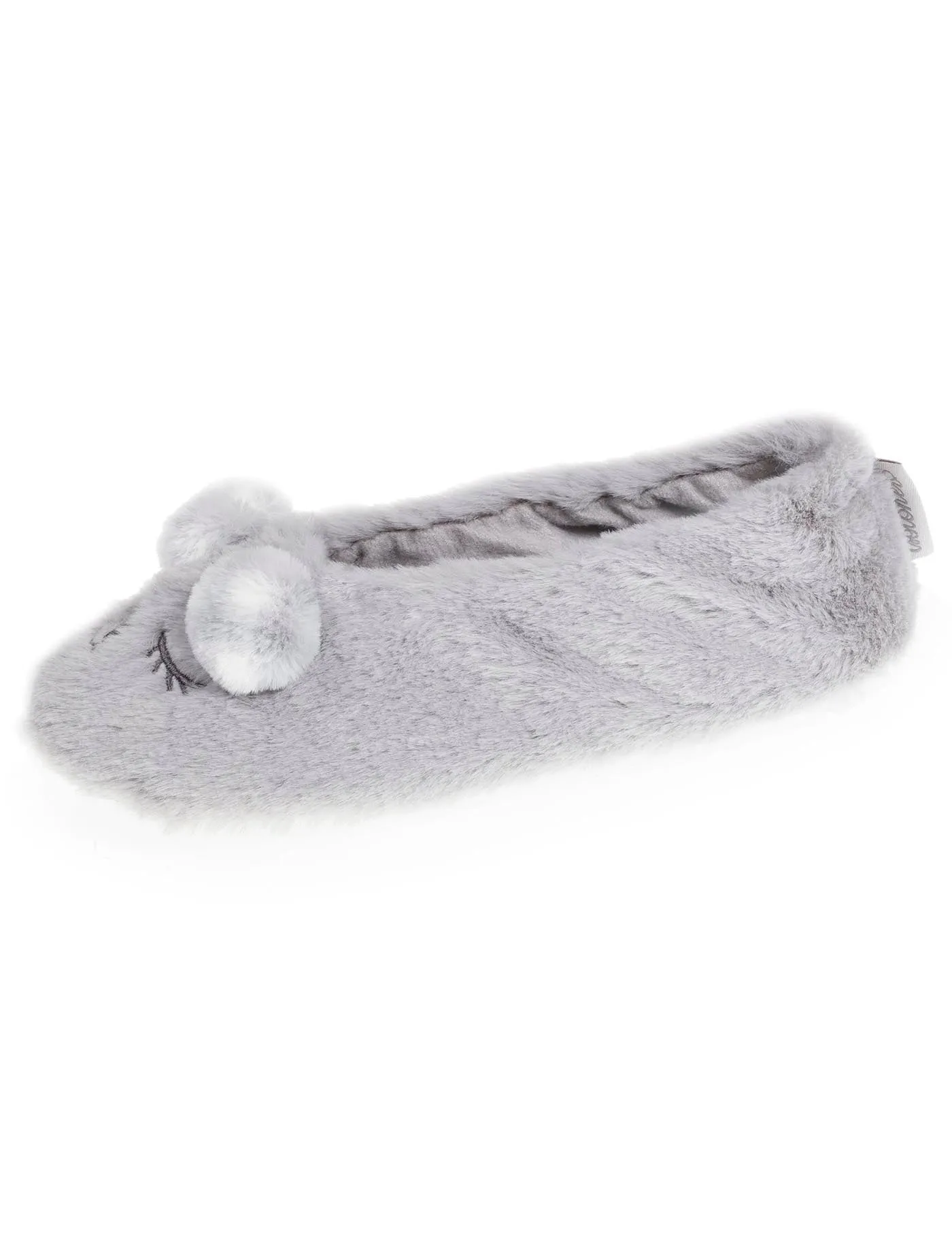 Chaussons ballerines Femme 3D Gris