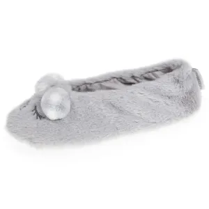 Chaussons ballerines Femme 3D Gris