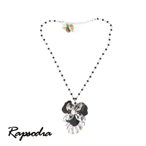 Collar Corto Rapsodia  Flor Negra