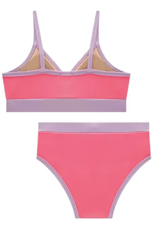 Conjunto de Biquini em Malha Uv Dry 50  com Bojo Removível 82701 Vic&Vicky