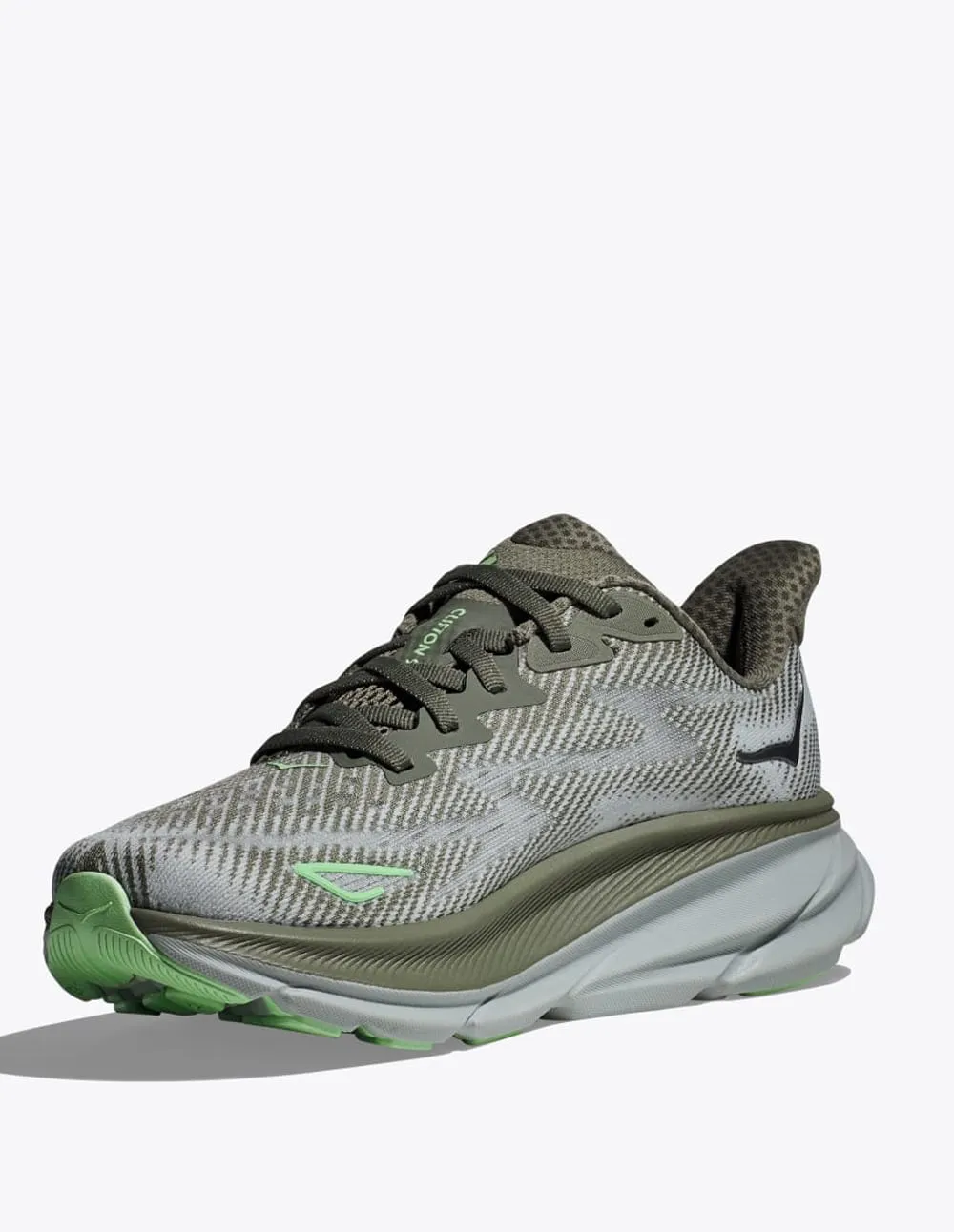 Hoka Clifton 9 Grises Hombre