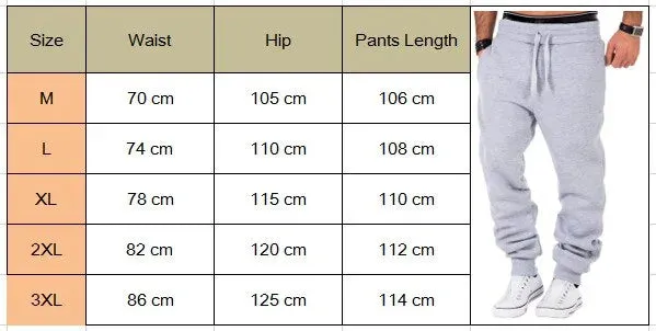 Men's Fashion Loose Sport Gym Joggers: Slim Fit Sweatpants