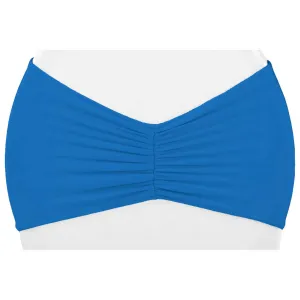 Ruffled Spandex Chair Band - Azure Blue