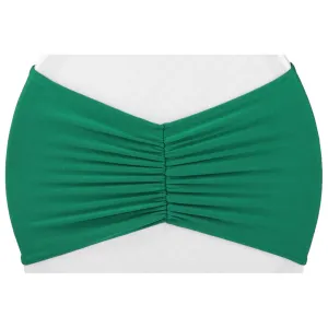 Ruffled Spandex Chair Band - Emerald Green