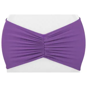 Ruffled Spandex Chair Band - Purple