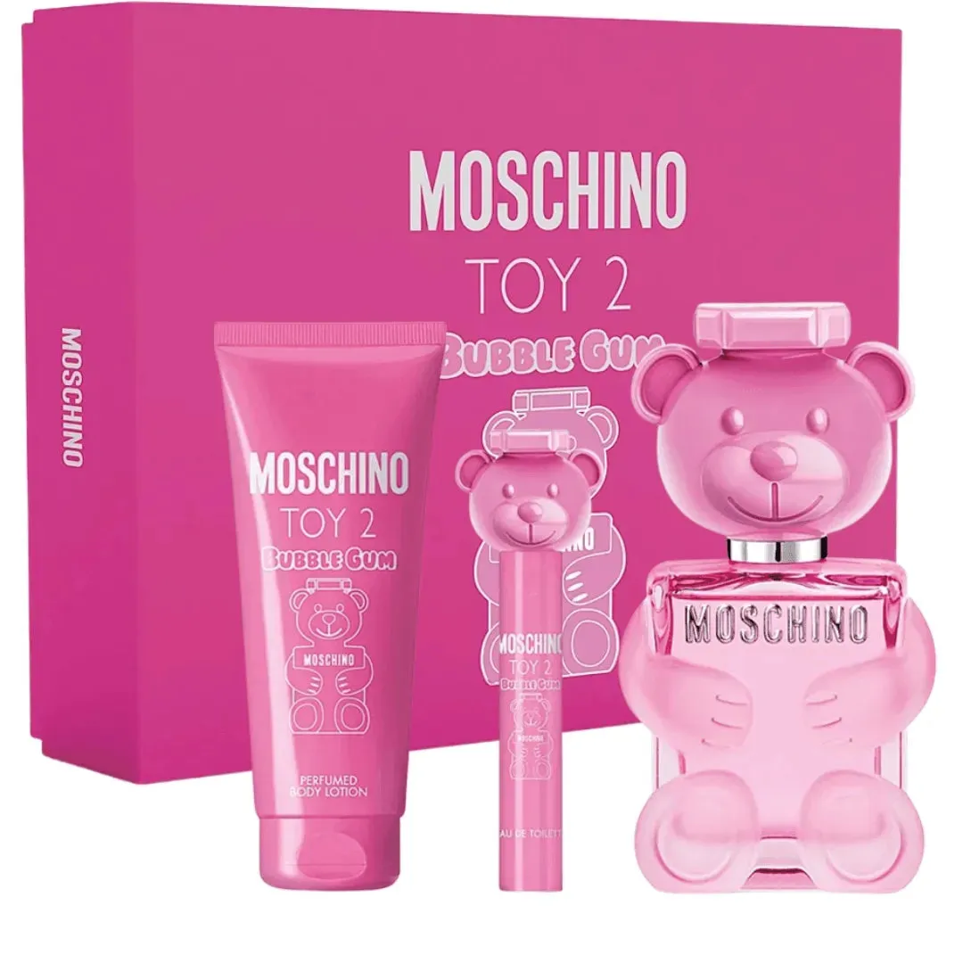 Set 3 Piezas Toy 2 Bubble Gum para Mujer de Moschino EDT