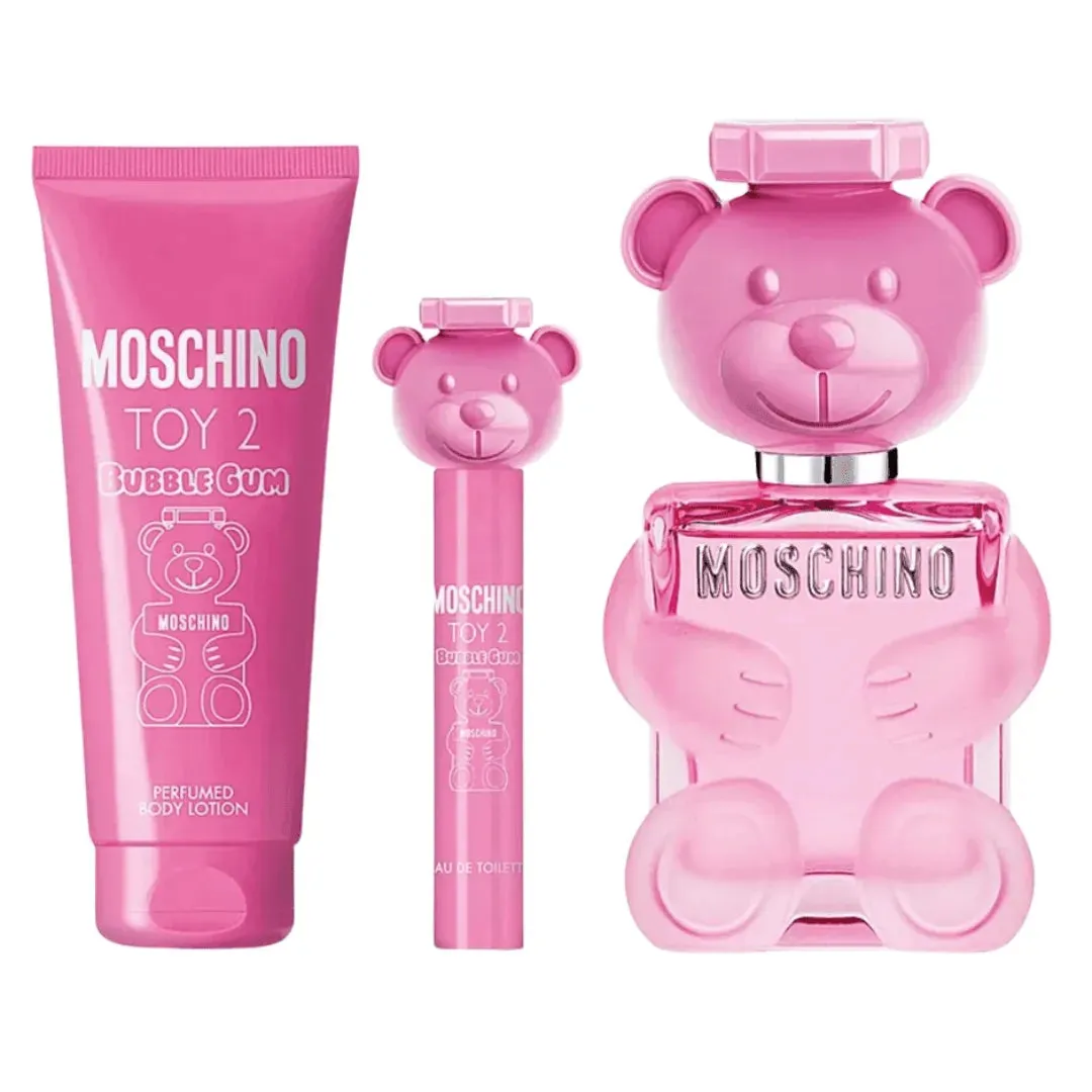 Set 3 Piezas Toy 2 Bubble Gum para Mujer de Moschino EDT