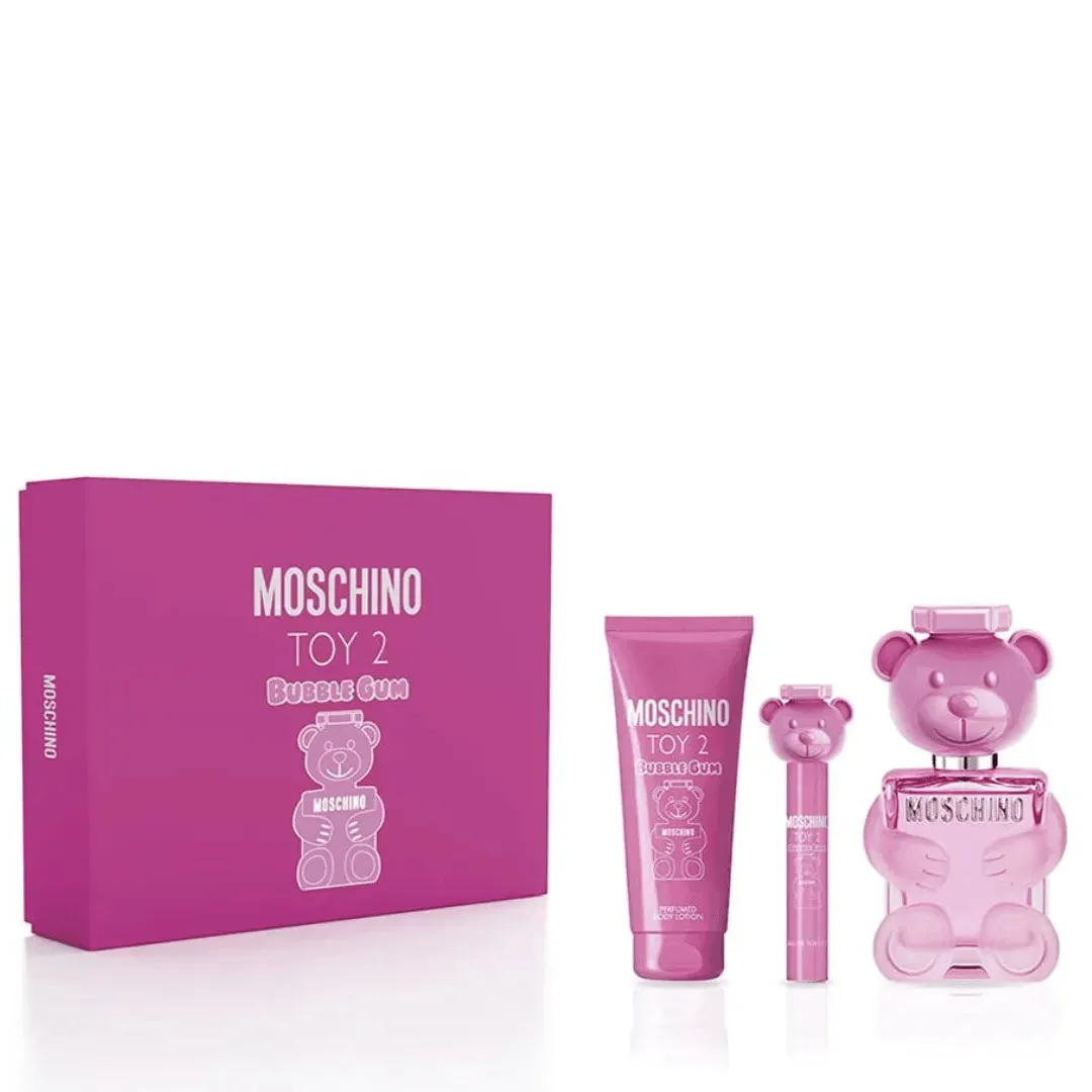 Set 3 Piezas Toy 2 Bubble Gum para Mujer de Moschino EDT