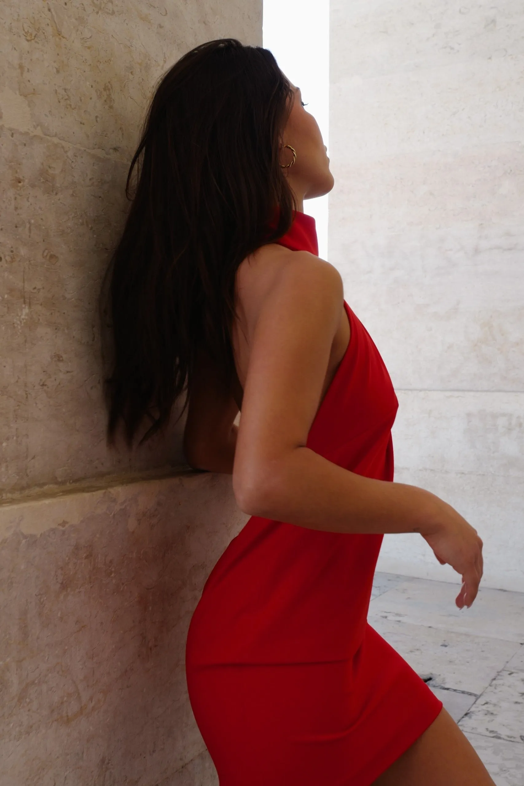 VESTIDO VERMELHO CURTO